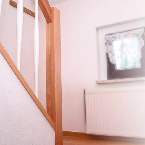 Buche Laminatstufen Treppe verkleidet